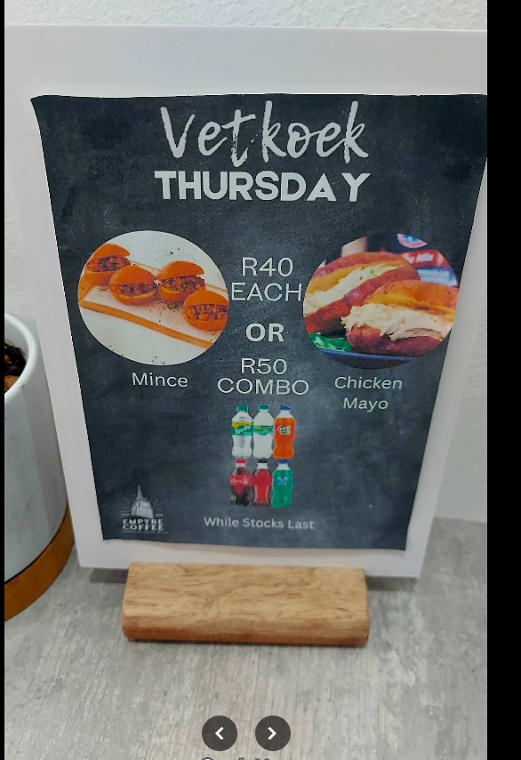 Vetkoek Thursday special