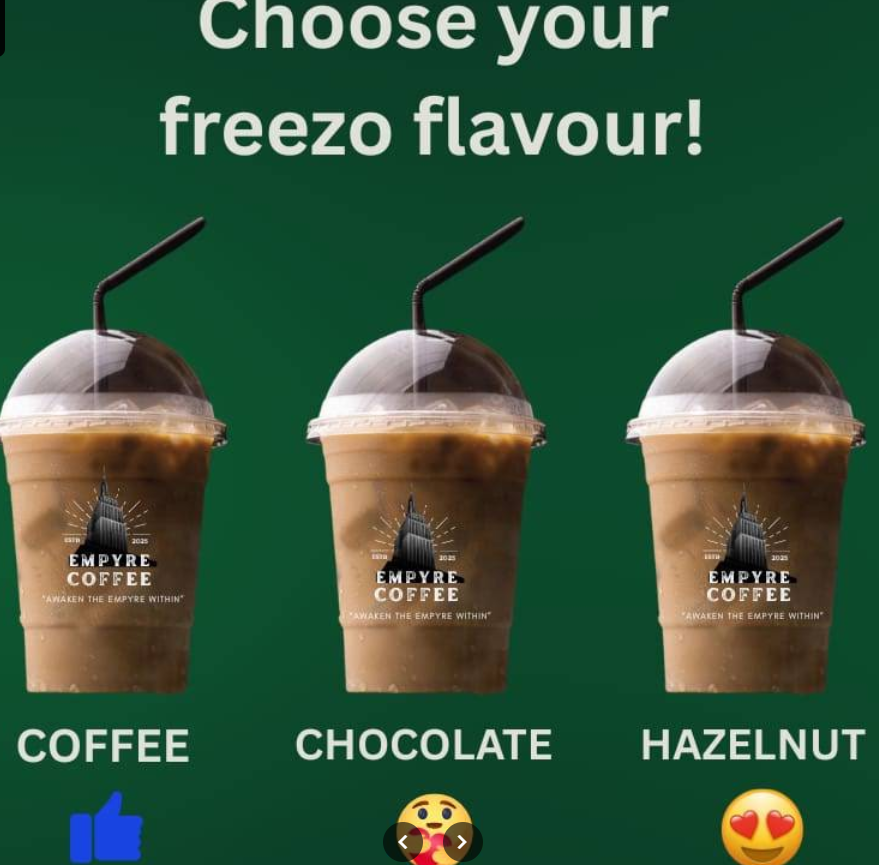 Choose your freezo flavour